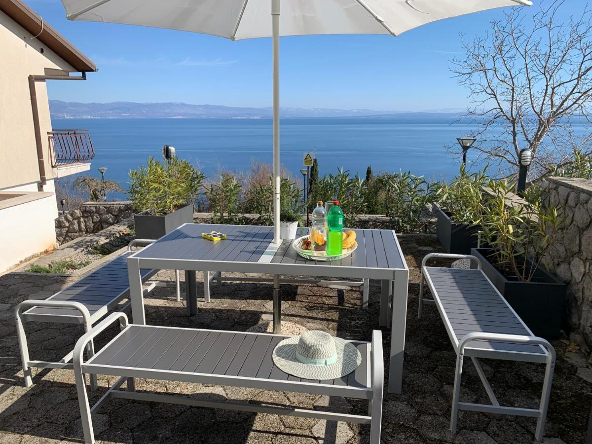 Apartments Near The Beach, With Terraces And Seaview At House B. Mošćenička Draga 외부 사진