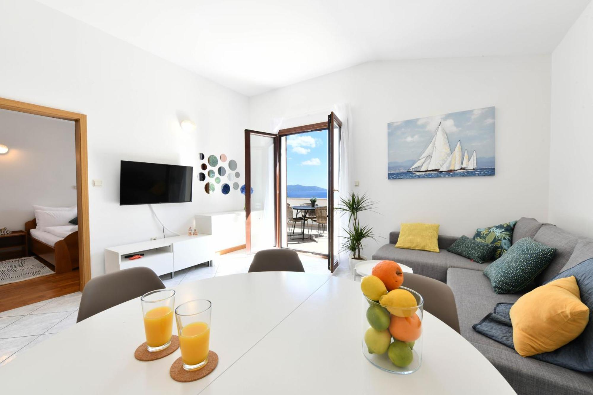 Apartments Near The Beach, With Terraces And Seaview At House B. Mošćenička Draga 외부 사진