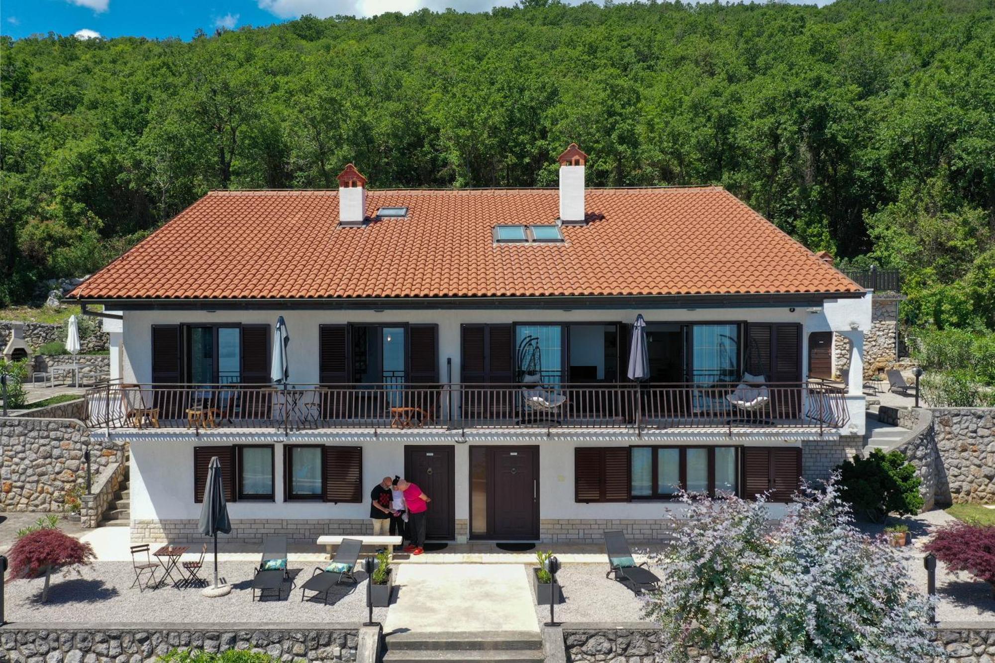 Apartments Near The Beach, With Terraces And Seaview At House B. Mošćenička Draga 외부 사진