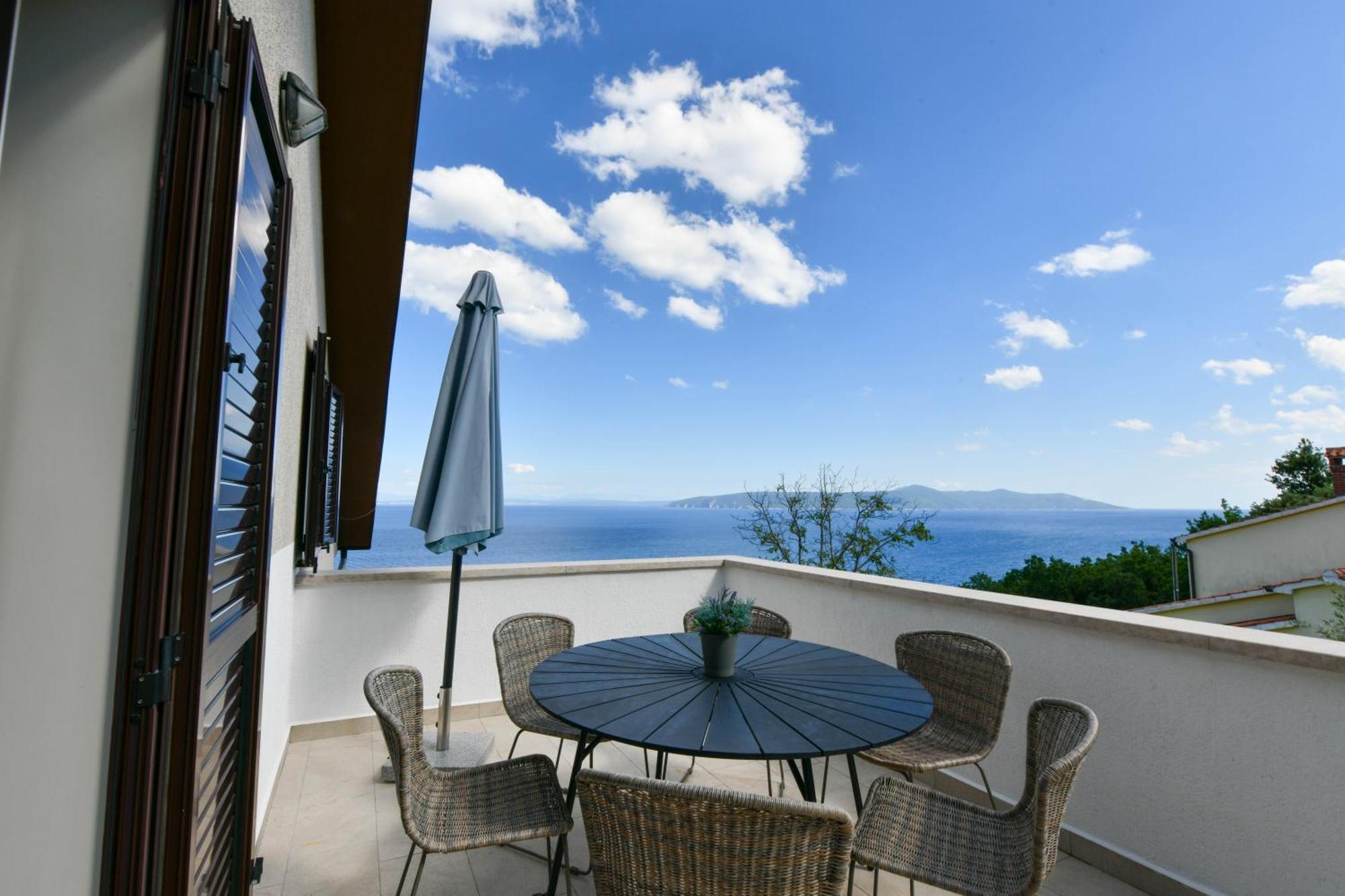 Apartments Near The Beach, With Terraces And Seaview At House B. Mošćenička Draga 외부 사진